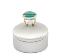 Anillo Crivelli Mujer in Oro rosa Malachite 000-4787NS